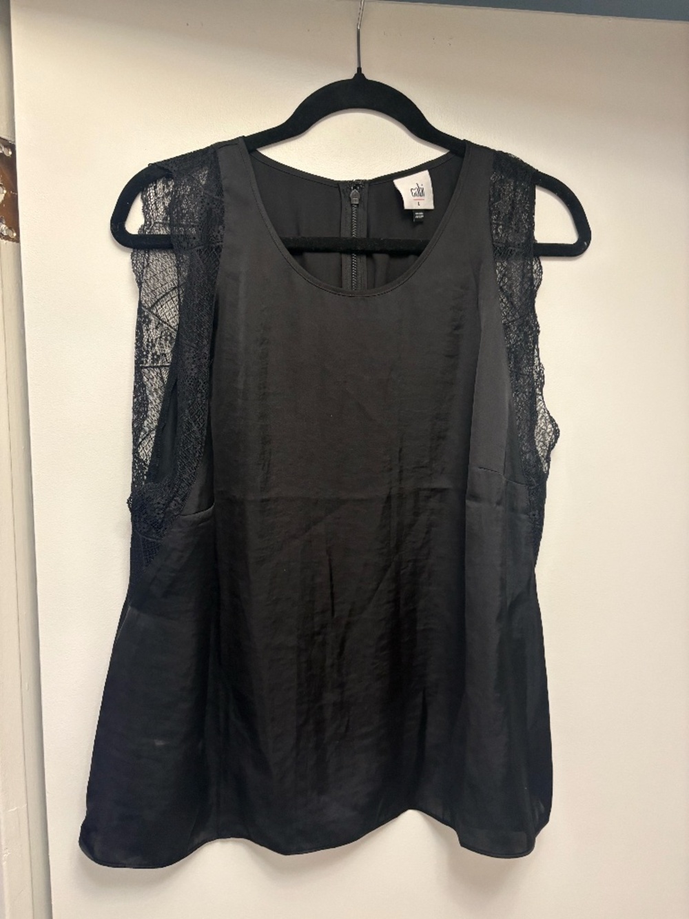 Black Sleeveless Blouse